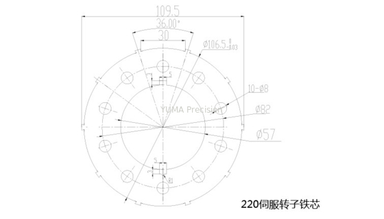 OD200mm 모터 회전자 및 고정자 사용자 정의 다양한 모델 모터 코어 고품질 규소강 회전자 및 고정자